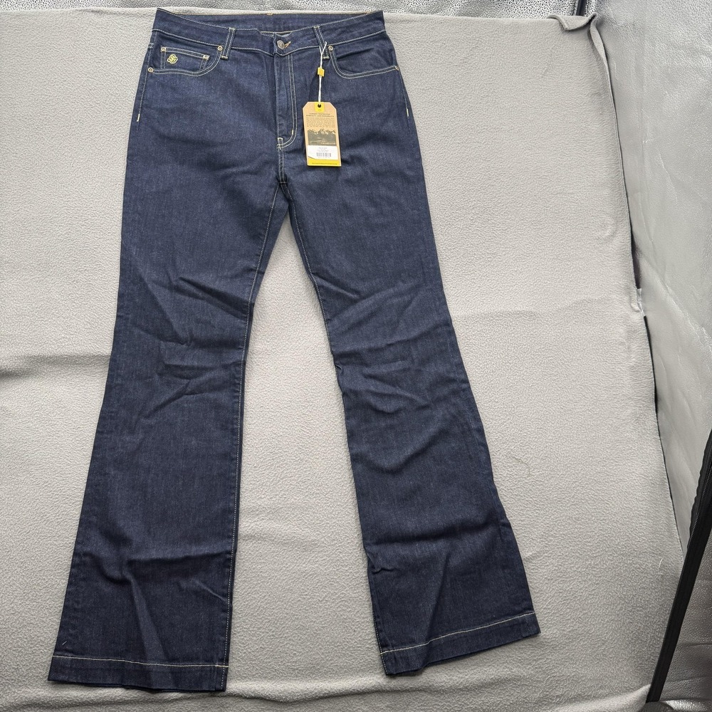 Schaefer Outfitter Jeans Women's 30x33 Dark Indigo Dallas Bootcut Stretch Denim